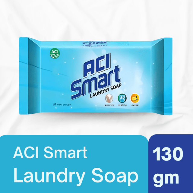 ACI Smart Laundry Soap 130gm