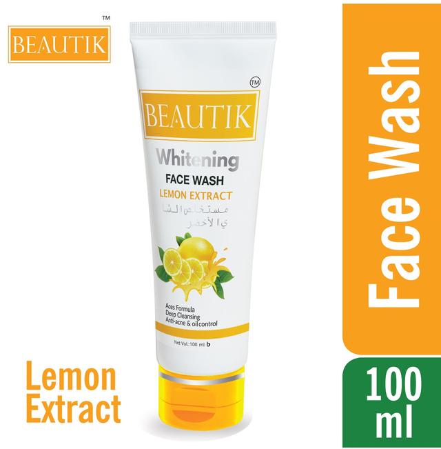 Beautik Whitening Face Wash-100ml (Lemon Extract)