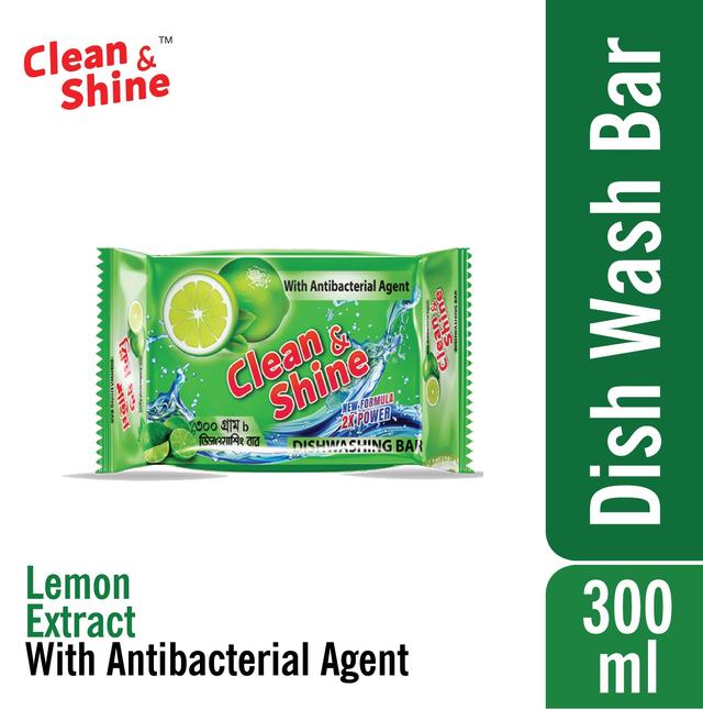 Clean & Shine Dish Wash-Bar 300 gm