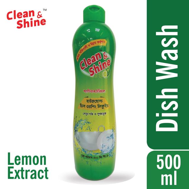 Clean & Shine Lemon Dish Wash 500ML