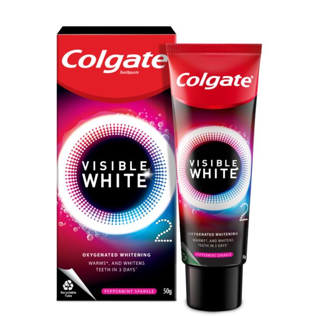 Colgate Visible White O2 Peppermint Sparkle 25 gm