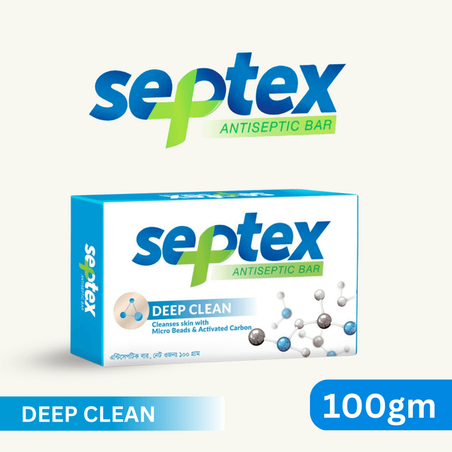 Septex Deep Clean Antiseptic Bar 100gm