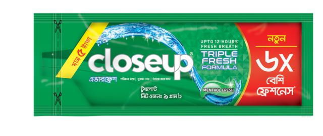 Closeup Toothpaste Menthol Fresh 9g