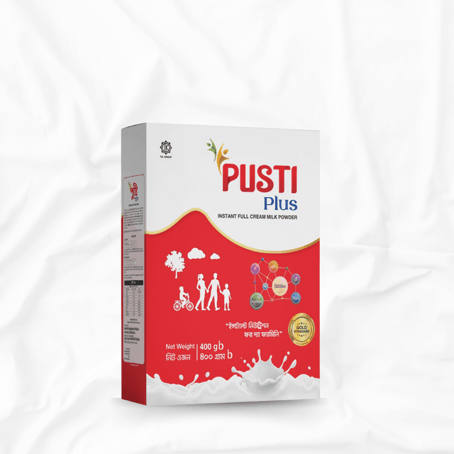 PUSTI Plus, PUSTI Instant Full Cream Milk Powder- 400 gm