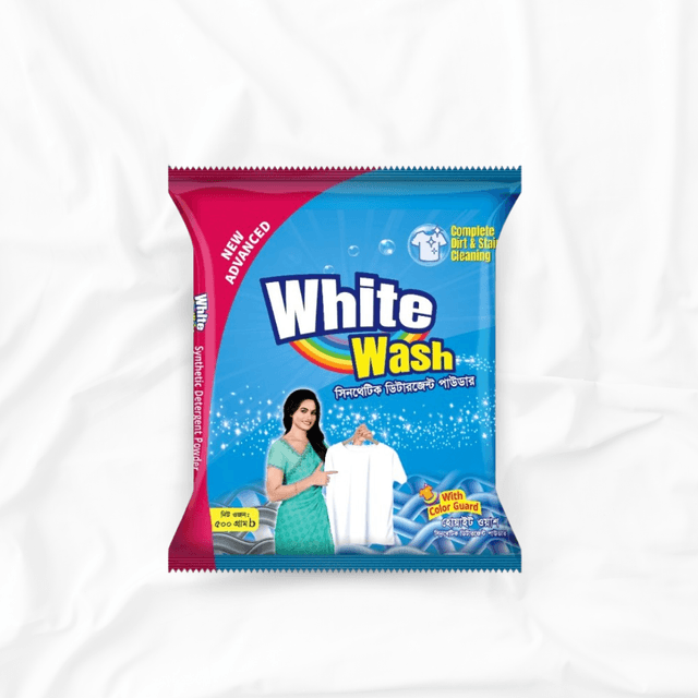 White Wash Detergent Powder 500 gm